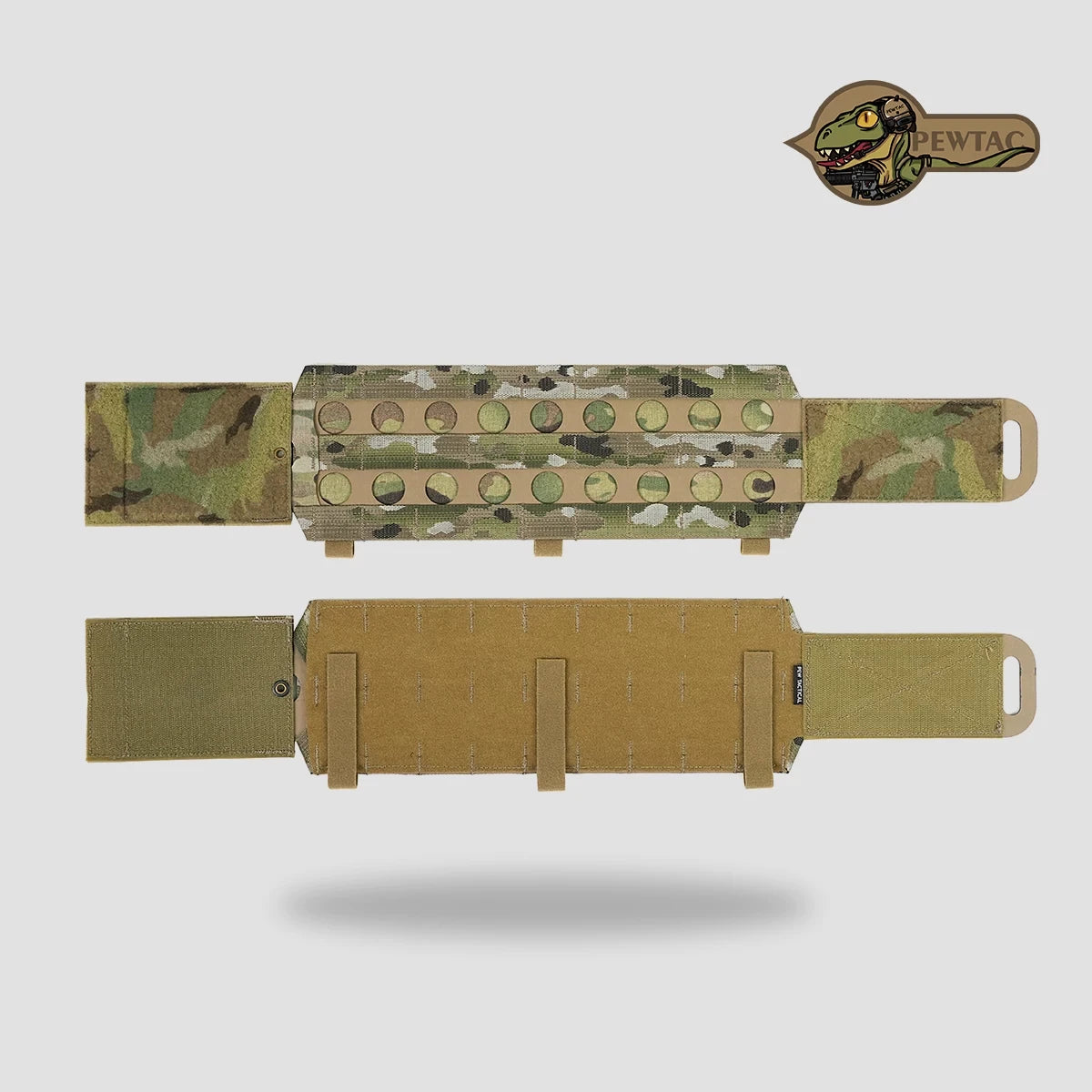 PEW Tactical Vest 5 AC'' Assault - Attack Side Panel Molle Cummerbund for FCPC Plate Carrier Vest Imported CURV Board UA111