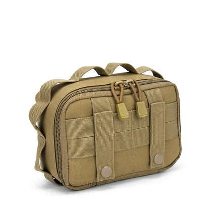 Outdoor Camping Tactical Fanny Pack Paper Storage Bag Sports Waist Hanging Bag Multifunctional Durable Molle Accessory Pouch