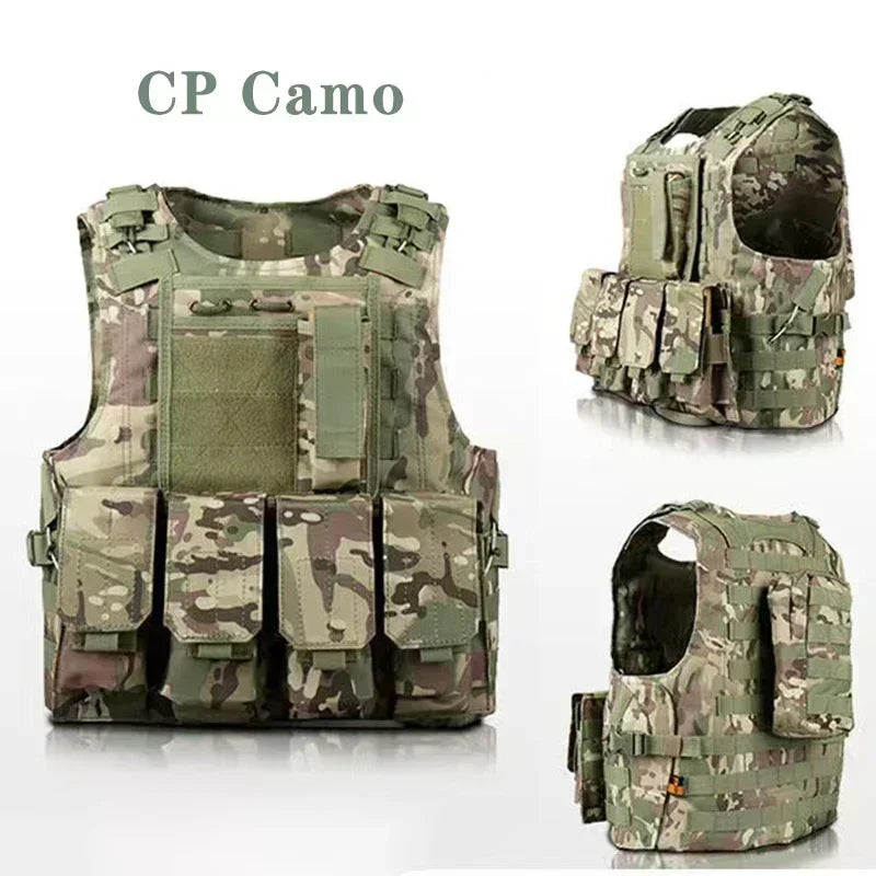 Tactical Vest Kid Combat Training Assault Plate Carrier Outdoor Hunting Airsoft CS Hunting Sport Protection Vests Hunting Vests