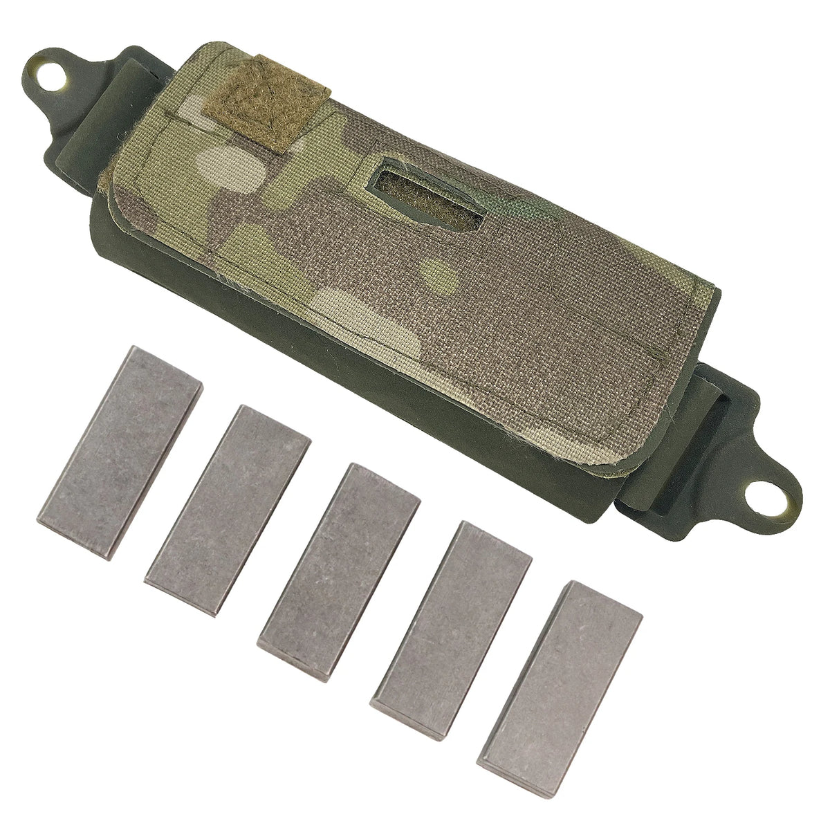 BOOIU Helmet Counterweight Tactical Helmet Balancing Weight Bag Counterbalance W/5 Counter Blocks for OPS Fast PJ MH Accessories