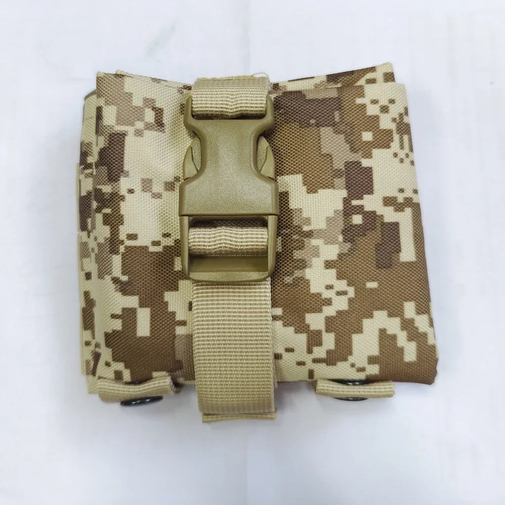 Molle Folding Dump Drop Magazine Pouch Outdoor Hiking Hunting Accessories EDC Tool Foldable Recovery Mag Holster Waist Bag
