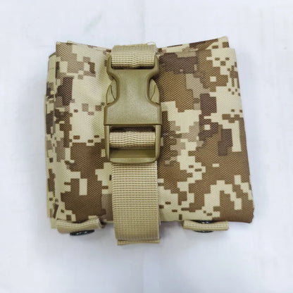 Molle Folding Dump Drop Magazine Pouch Outdoor Hiking Hunting Accessories EDC Tool Foldable Recovery Mag Holster Waist Bag