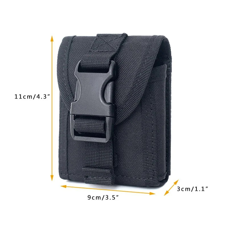 Compact EDC Pouch Tactical Organizer Nylon Water Resistant MOLLE Tool Backpack Vest Hunting Mag Bag Waist Pack