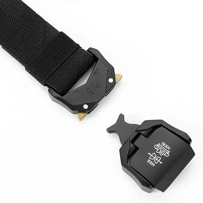 2026 New Tactical Belt Buckle Quick Release Elastic Belt Casual Tooling Training Belt Men's Trousers Belt
