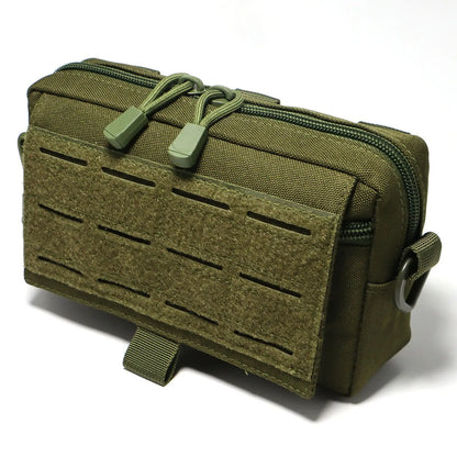 Molle Admin Pouch Utility EDC Tool Pouch Hunting Bag Horizontal Modular Pouch Chest Waist Pack EMT Orgaznier Bag for Outdoors