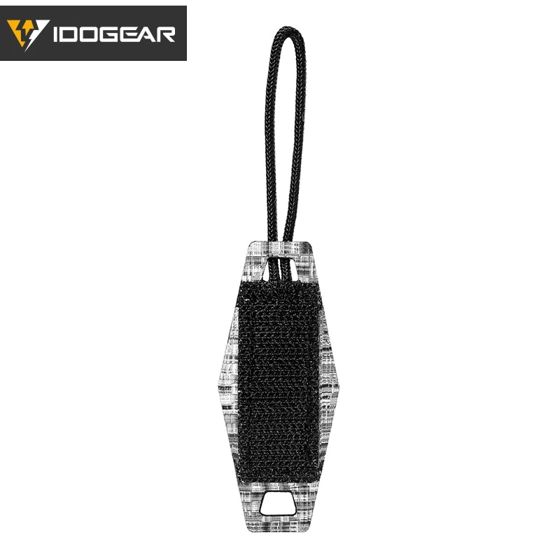IDOGEAR Tactical Zipper Pull Cord Extension Zip Fixer Hook Handle Replacement Pulls Tab for Vest Backpack 3964