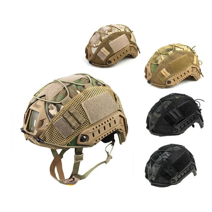 Multicam Tactical Helmet Cover Compatible OPS Core FAST MH PJ BJ For CS Airsoft Simulation Outdoor Accessories
