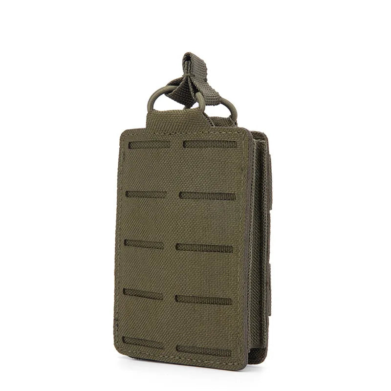 Outdoor MOLLE 5.56 Single Mag Pouch for M4 M16 Magazines Holder Open-Top Mag Carrier Multi-functional Accessory Bag