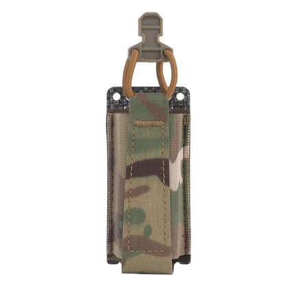 Pistol Dual Magazine Pouch 1911 9mm Mag Holder Elastic Bungee Cord Retention Airsoft Paintball Hunting Army Cartridge Pouch