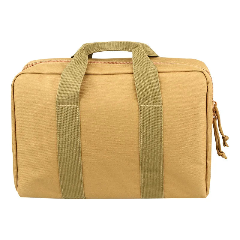 Tactical Portable Gun Bag, Handgun & Magazine Storage Bags, Pistol Safety Carrying Handbag / Suitcase, Hunting Tools Box or Bag