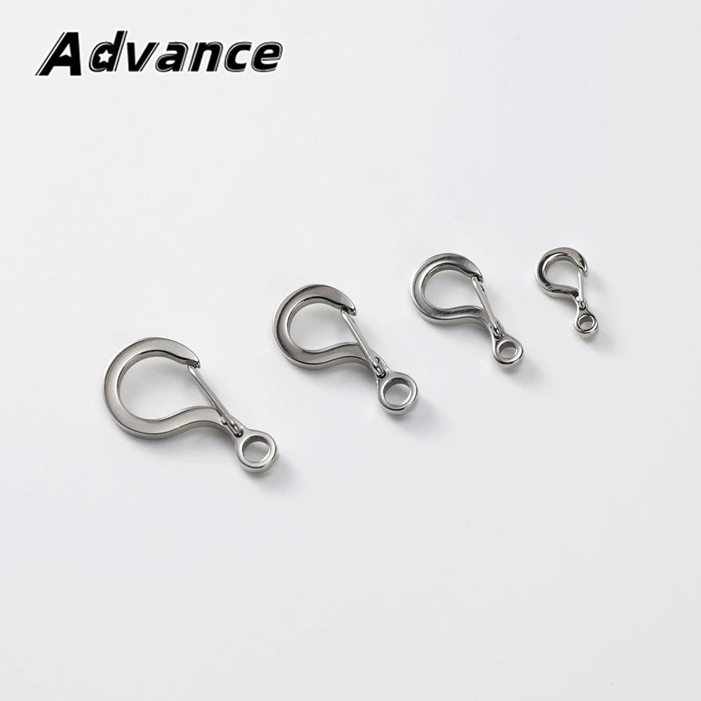 Small Size Key Chain Buckle Outdoor EDC Tool Keyring Accessories Titanium Alloy