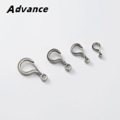 Small Size Key Chain Buckle Outdoor EDC Tool Keyring Accessories Titanium Alloy