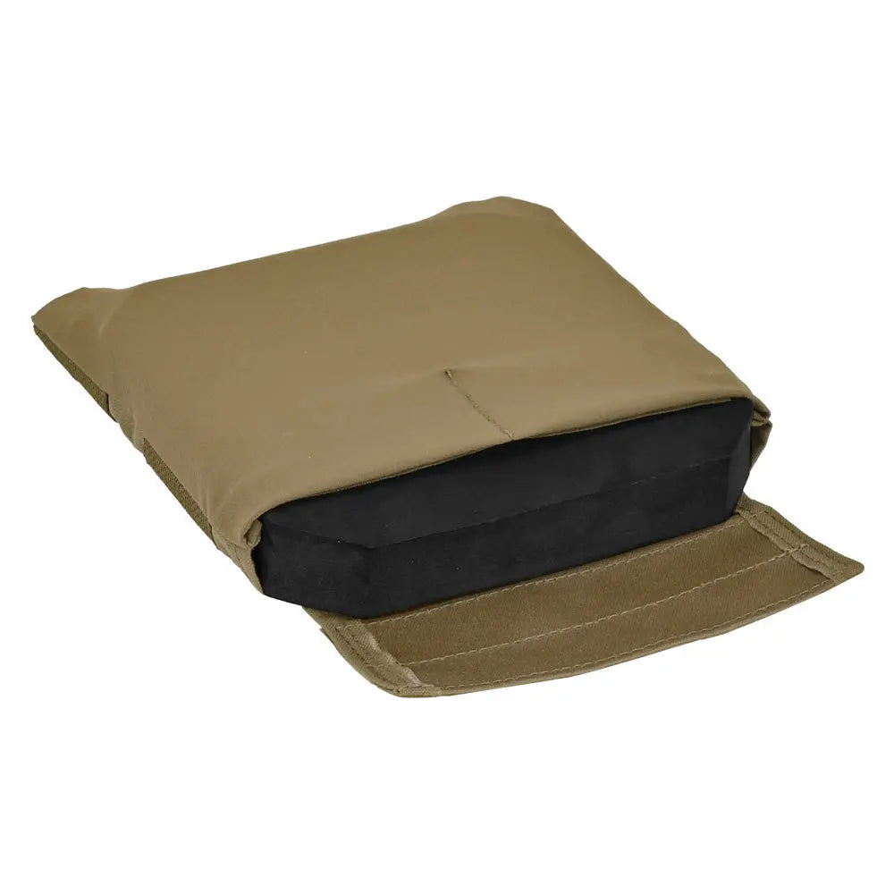 6x6 Inch Mini EVA Strike Face Side Armor Plate Pouch Pair Tactical Hunting Vest Black Lining Soft Flexible High Density Foam