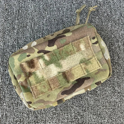 Tactical Admin Pouch Multicam EDC Molle Map Pouch Airsoft Combat Gear Hunting Multi-function Survival Tool Storage Waist Bag