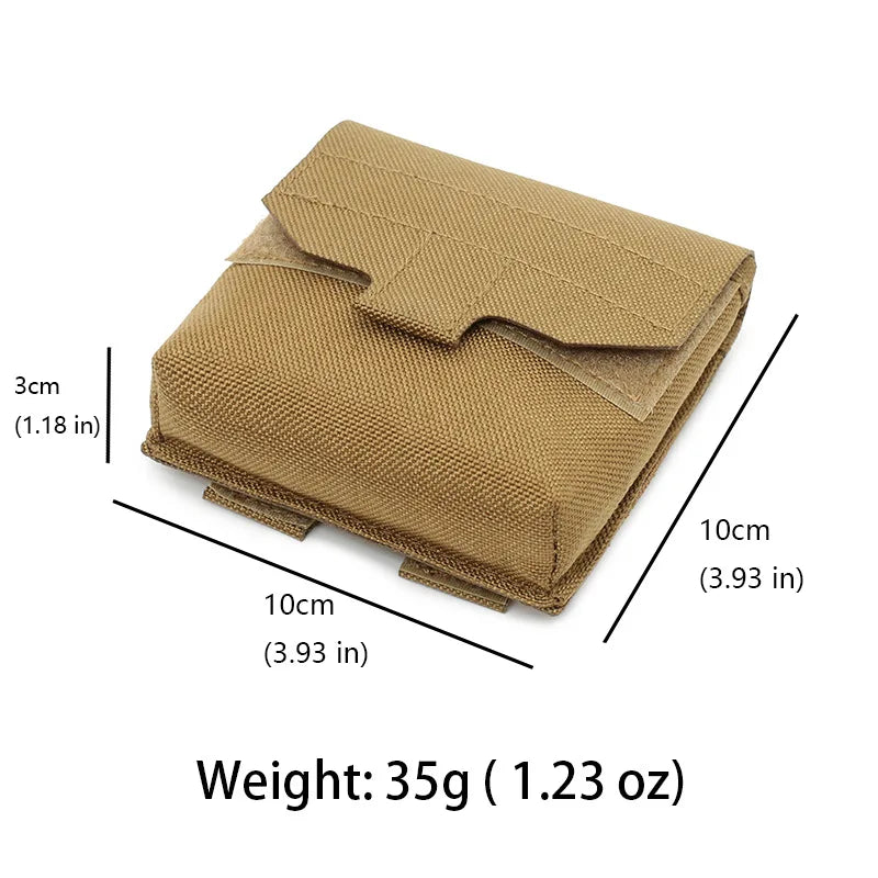 Tactical Mini Molle Utility Pouch Essential Medical IFAK Pouch General Purpose Micro GP Pouch Flashlight Earplug Holder EDC Gear