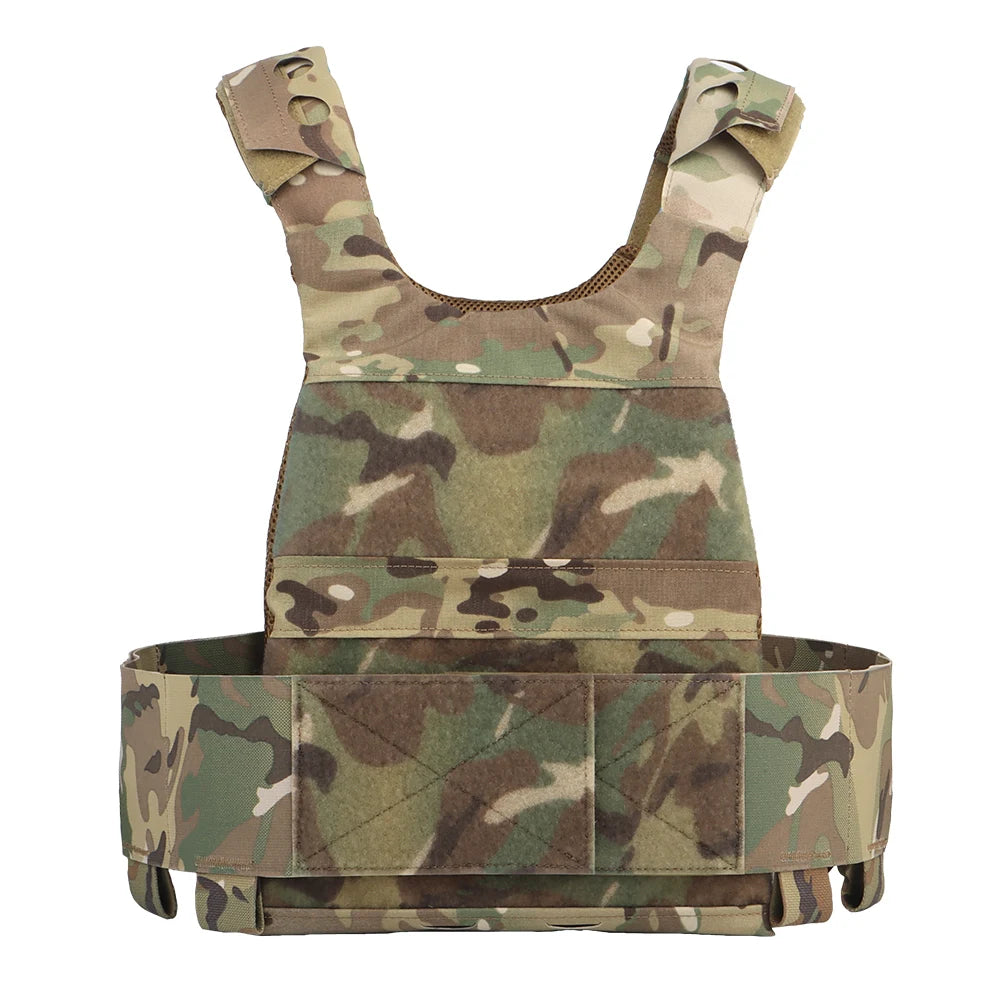 Tactical Vest FCPC Minimalistic Multi-Mission Plate Carrier Ferro Style Slickster Lightweight Airsoft V5 Vest with 25MM Clasp