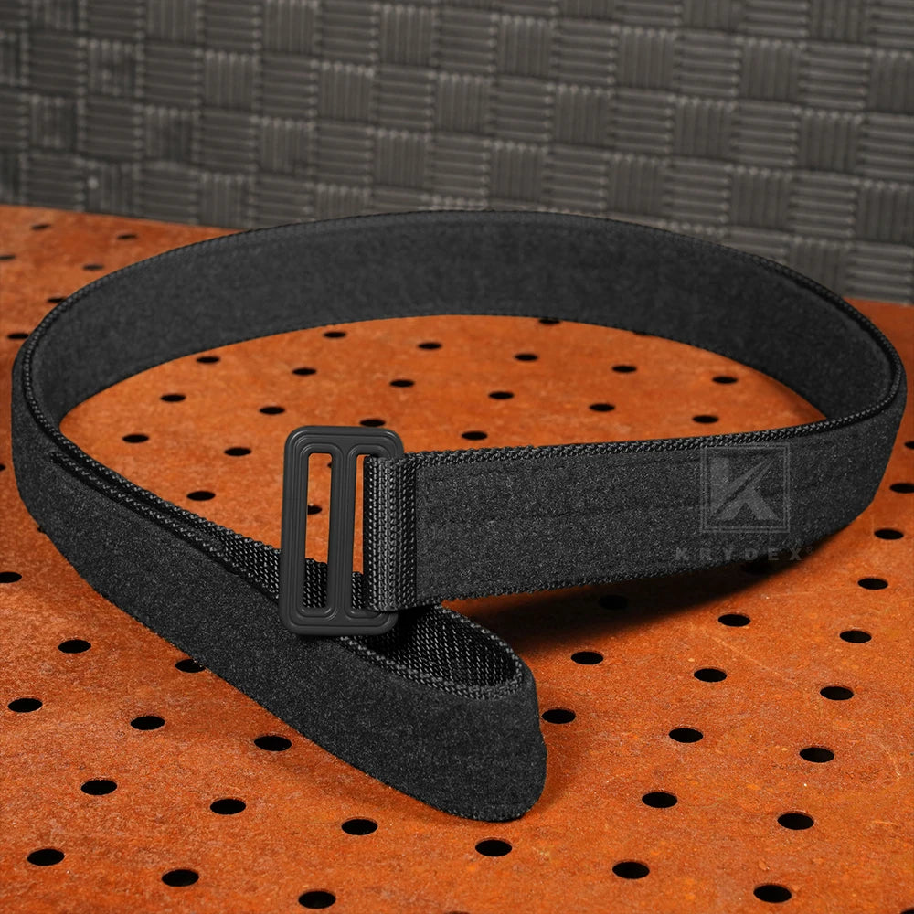 KRYDEX Tactical EDC Belt 1.5" Duty Concealed Carry Base Belt Hook & Loop Inner Belt Men Waist Belt Outdoor Hunting Acessories