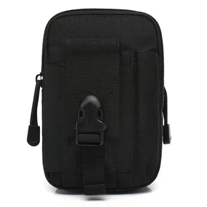 Mobile Phone Case Pouch Waist Bag Waterproof Nylon Multifunction Casual Men Waist Pack Male Small Bag