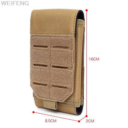 Tactical Cell Phone Belt Cigarette Pouch Holder Waist Pack Hunting Accessories Bag Outdoor Molle Mobile Phone Bag