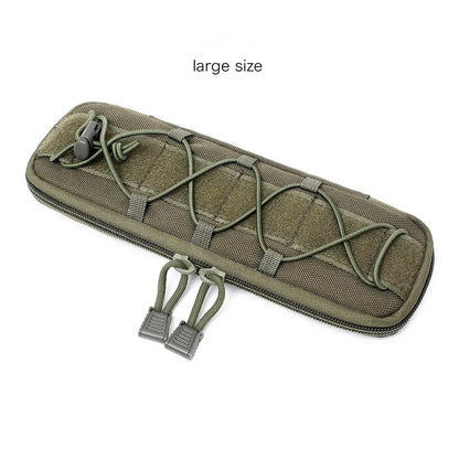 Outdoor Molle Knife Pouch EDC Waist Pack Hunting Accessories Vest Bags Flashlight Holder Knives Pouch Tactical Molle Nylon Bag