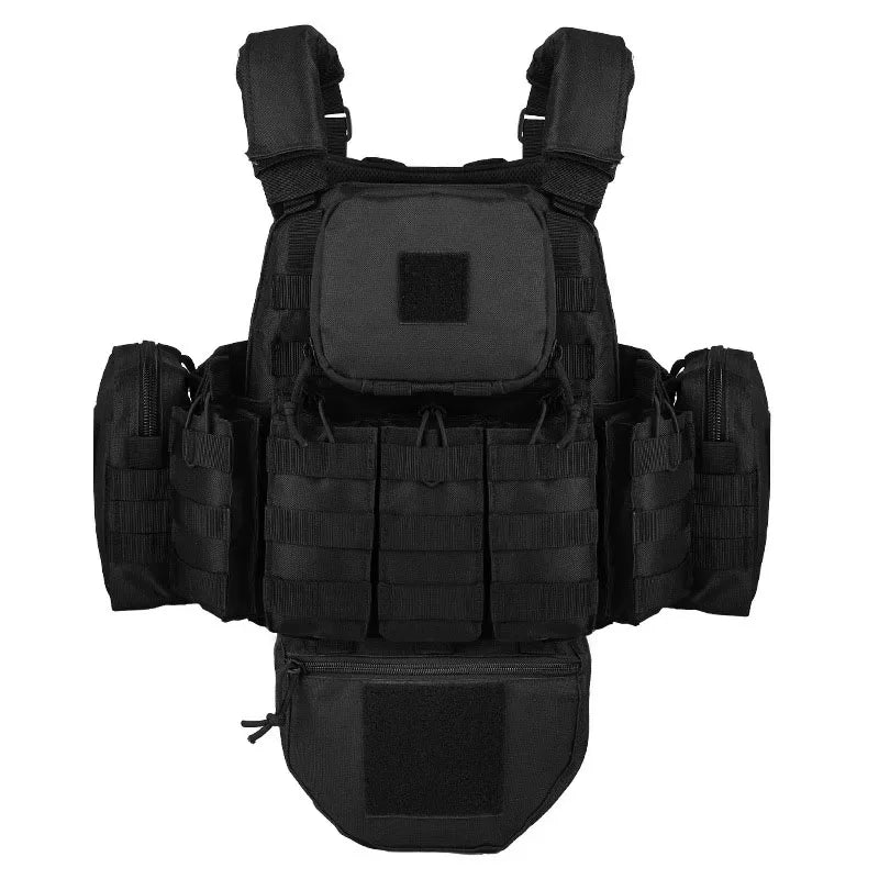 YAKEDA Multifunctional Modular Tactical Vest With Adjustable And Detachable Shoulder Straps, Suitable for Outdoor Sports