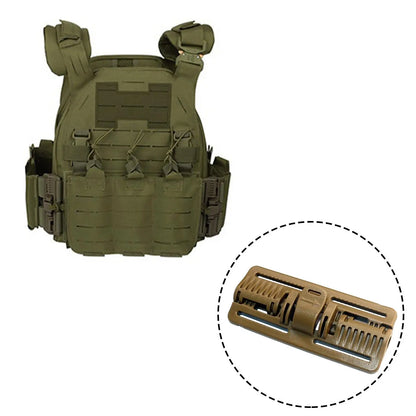 Vest Quick Release Buckle Insert Strip Durable Plastic for Sleeveless Vest Hunting Gear
