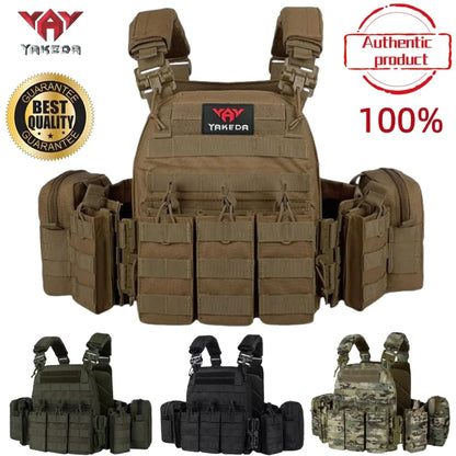 YAKEDA Quick Disassembly Training Vest, Detachable and Expandable, Comfortable, Breathable, Wear-Resistant and Tear-Resistant