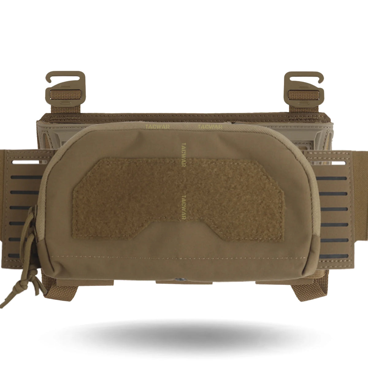 Multi-caliber Triple Mag Pouch with Admin Pouch for 5.56/9mm/PCC Mag, Front Placard for K19/KZ/LV119/FCV5 Plate Carrier