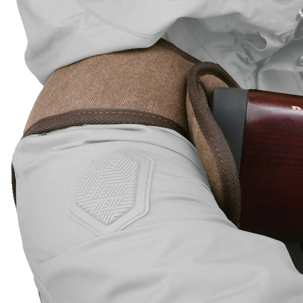 Canvas Shoulder Field Shield Leather Archery Half Chest Protector Guard Shirt Pad Protector Sport Shoulder Pads