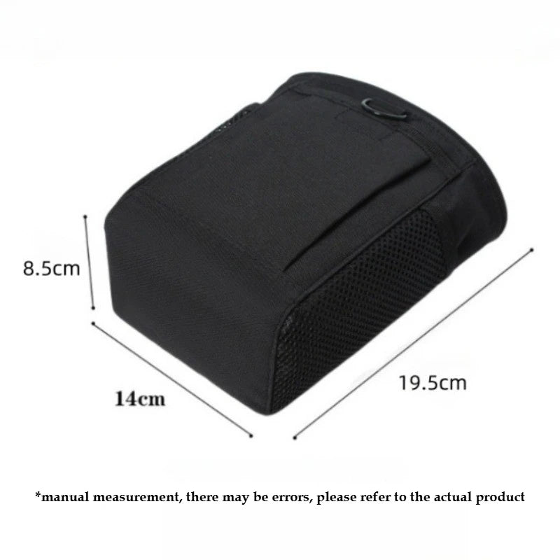 New Outdoor 3‑5L Camo Tactical Molle Dump Pouch, 600D Nylon Recycle Waist Pack, Portable Hunting Outdoor Accessories Storage Bag