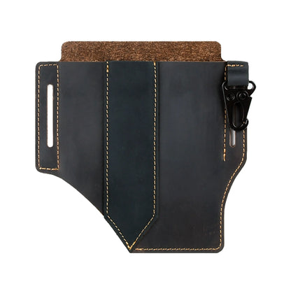 2026 New Leather Tool Pouch with Belt Loops for Men, Pocket Organizer with Multitool Pouch Flashlight Holster EDC Belt Pouch