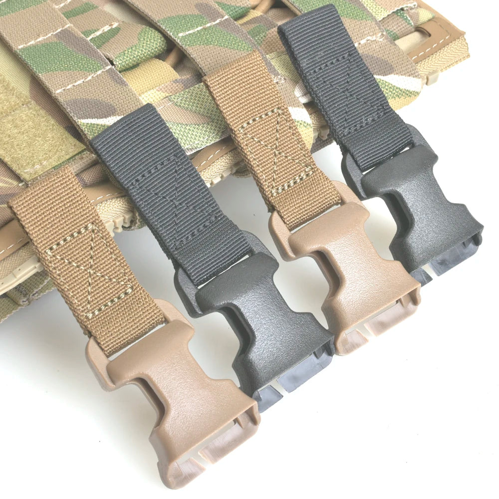 Tactical Vest Belt MOLLE Expandable Quick-Hook Fastener