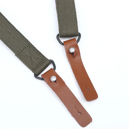 Original Gun Sling Airsoft Military Hunting Shooting Adjustable Leather Two Point Tactical AK Rifle Strap Outdoor Survival Belt