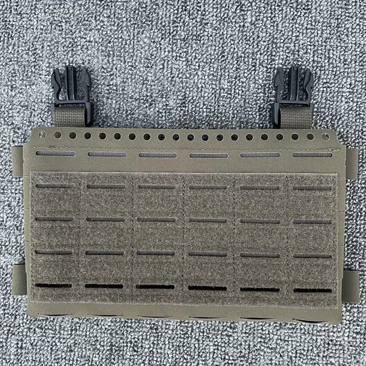 Tactical SS MK5 Chest Rig Panel Pouch Laser Cutting Molle Expansion Conversion Plate Pouch Chest Hanging Plate Carrier Bag MC