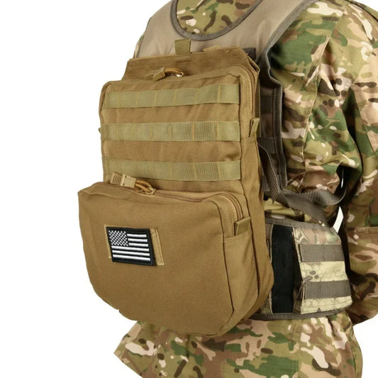 Molle Tactical Backpack Vest Expansion Pack Outdoor Pouch Male Airsoft Backpack Rucksack Molle EDC Pack Hunting Accessories