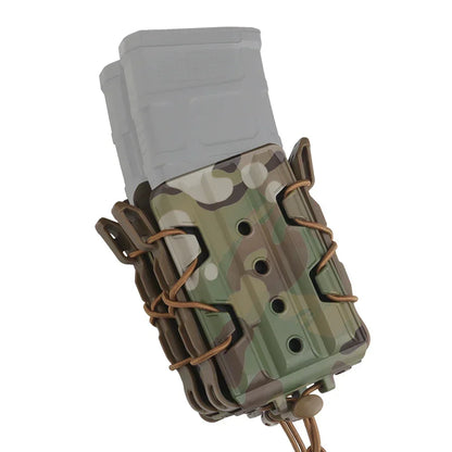 All Terrain Double Rifle Magazine Pouch M4 AR 5.56 AK 7.62 Mag Holster Carrier Cartridge Holder for Molle Vest Belt