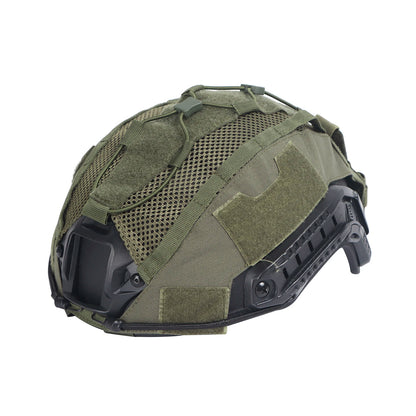 Tactical Helmet Cover for Maritime Helmet with NVG Battery Pouch Hunting Allows Free Pairing with Other Tactical Equipment