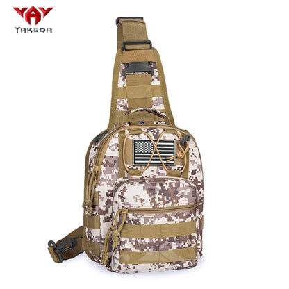 YAKEDA Multifunctional Outdoor Sling Bag, Casual Travel Chest Pack, Durable Daily Use Crossbody Bag for Men & Women