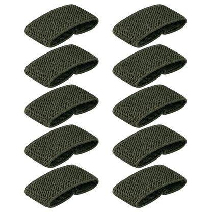 10 Pcs Elastic Belt Loop Keepers Nylon Belt Loop Backpack Strap Holder Retainers Band Tactically Belt Holder Band