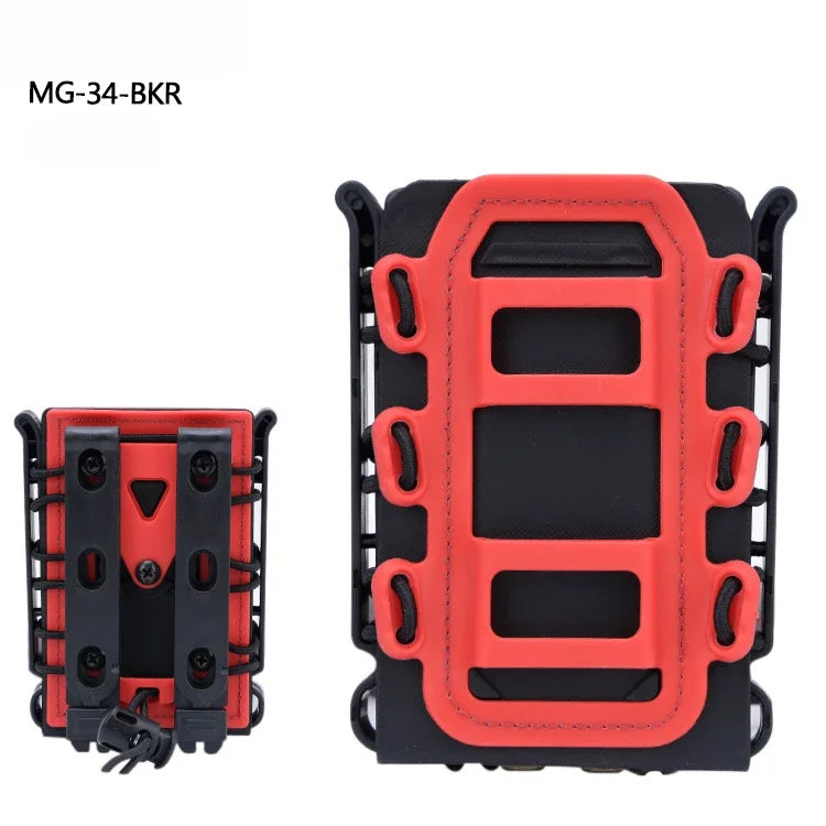 Tactical Magazine Pouch Molle for Ar15 M4 5.56 7.62mm Scorpion Fast Mag Quick Release Mag TPR Holster Adjustable Case Box