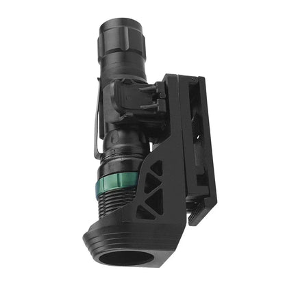 Universal 360° Rotating Side-opening Tactical Flashlight Sleeve with Side Lock System Set  Quick-release Flashlight Bracket