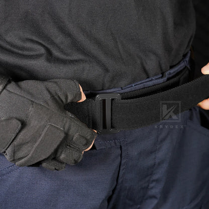 KRYDEX Tactical EDC Belt 1.5" Duty Concealed Carry Base Belt Hook & Loop Inner Belt Men Waist Belt Outdoor Hunting Acessories