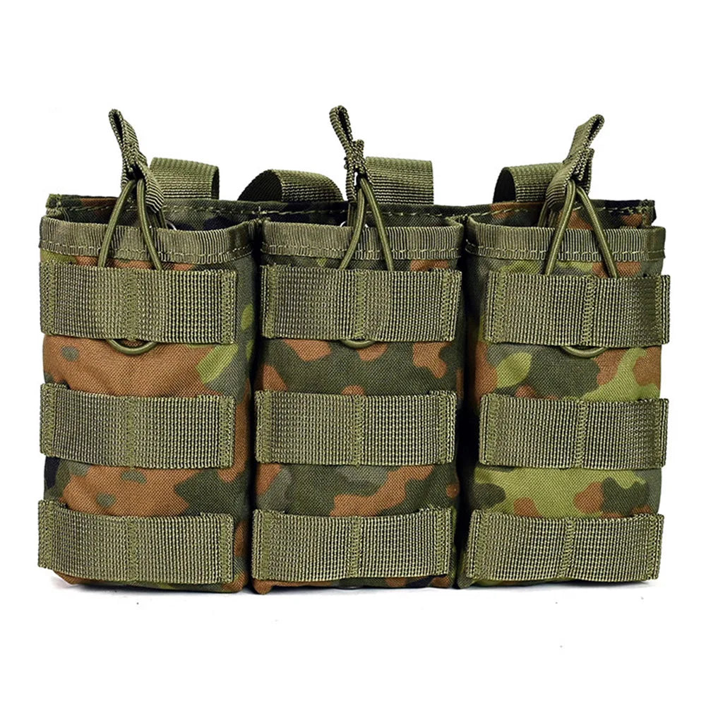 Modular Tactical Vest Set Quick‑Release MOLLE Vest with Mag Pouches Utility Bags for Airsoft Hunting Shooting Combat Training