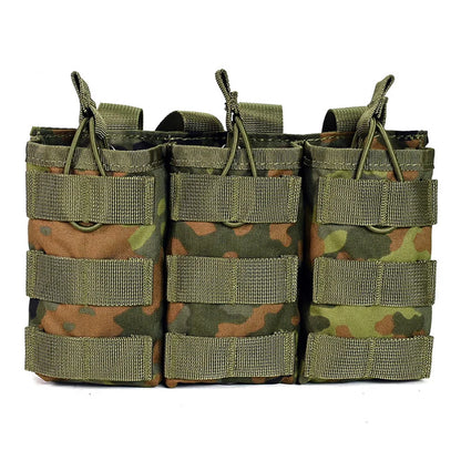 Modular Tactical Vest Set Quick‑Release MOLLE Vest with Mag Pouches Utility Bags for Airsoft Hunting Shooting Combat Training