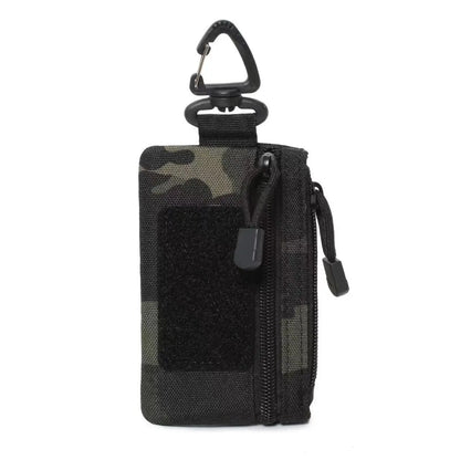 Outdoor Sports Men Tactical EDC Wallet Portable Coin Pouch Key Bag Waist Bag Durable Card Bag Zipper Wallet Accessory Bag