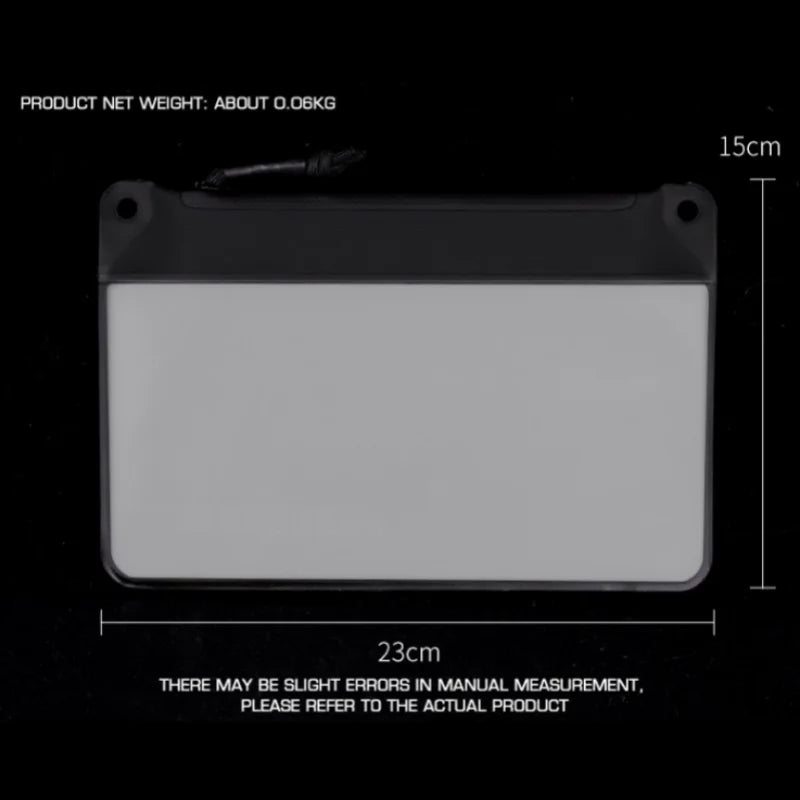 Outdoor transparent waterproof bag (S), outdoor hiking transparent camping waterproof bag