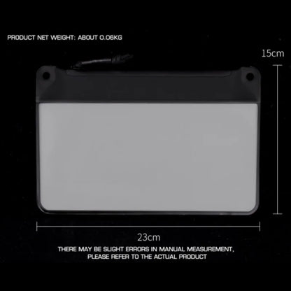 Outdoor transparent waterproof bag (S), outdoor hiking transparent camping waterproof bag