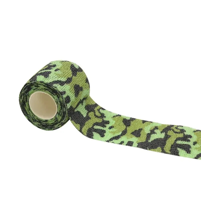 Telescopic High Elastic Camouflage Tape - Non-Woven Fabric for Outdoor Hunting, Finger Protection & Movement