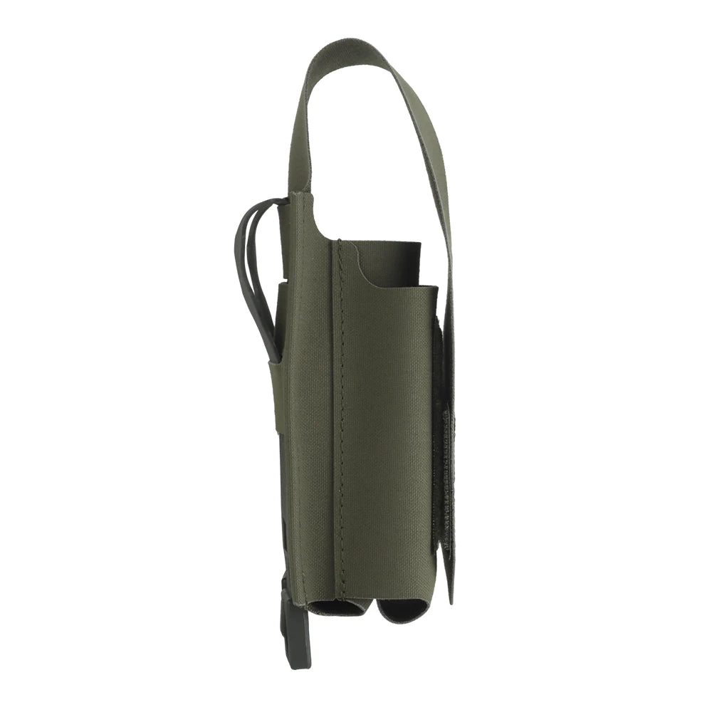 OPHIDIANTAC 5.56 Flip Double Mag Pouch With MOLLE Clips Widely Applicable Mag Holder for Hunting Accessories