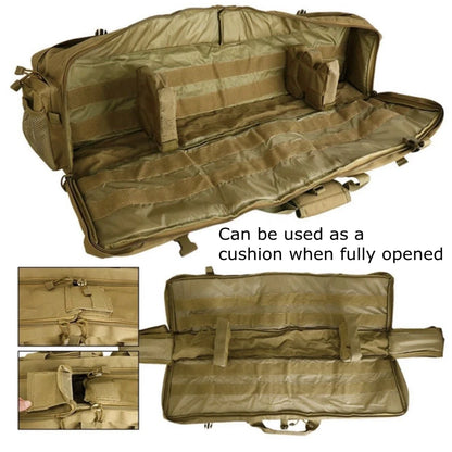 Tactical Gun Backpack Double Rifle Bags Dual Carbine Carrying Case for SAW M249 M4A1 M16 AR15